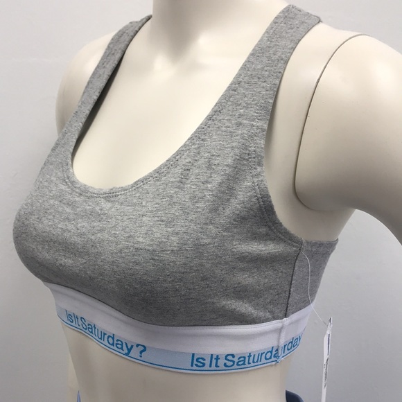 NWOT • Is it Saturday? Elastic Bralette. - Picture 2 of 8